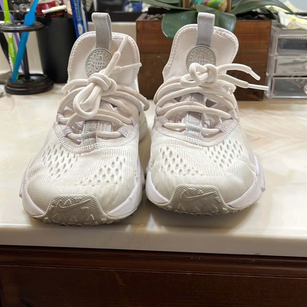 Pure white air huarache